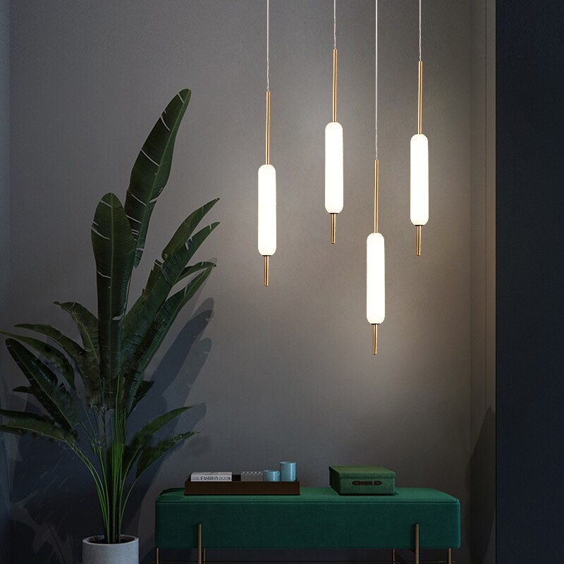 Lustre moderne avec plusieurs lumières suspendues Ritta