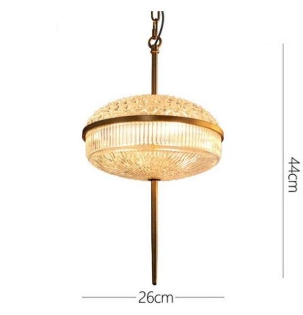 Suspension vintage style oriental en verre Helia