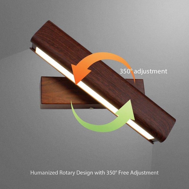 Applique murale scandinave LED rotative Torno