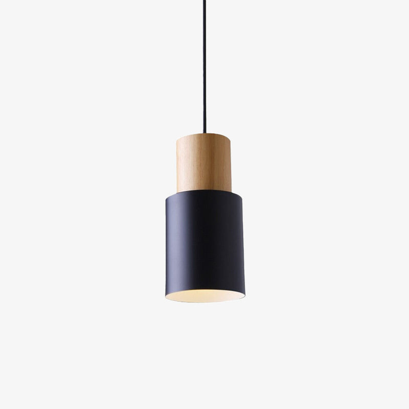 Suspension design LED avec abat-jour cylindrique Gemira