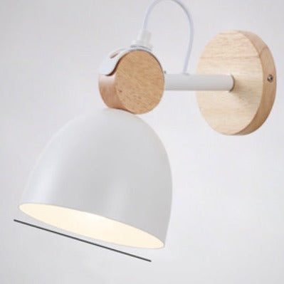 Applique murale moderne avec support en bois nordic Lyra