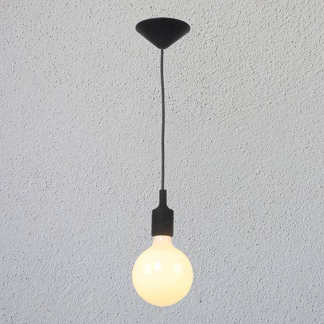 Suspension fil coloré et ampoule Tea Shop