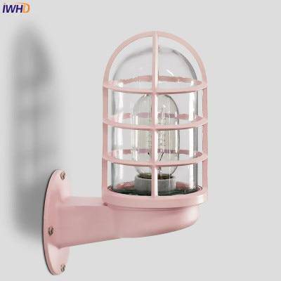 Applique extérieur LED de couleur à cages cylindriques