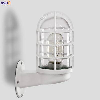 Applique extérieur LED de couleur à cages cylindriques