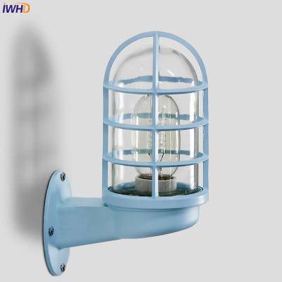 Applique extérieur LED de couleur à cages cylindriques