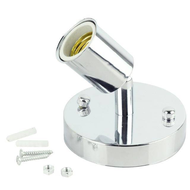 Applique murale simple ajustable de couleur chromée Sconce