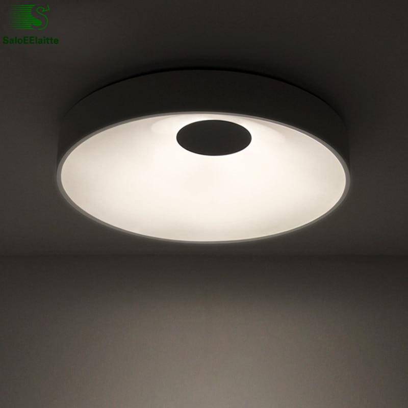 Plafonnier design LED rond et creux Concave
