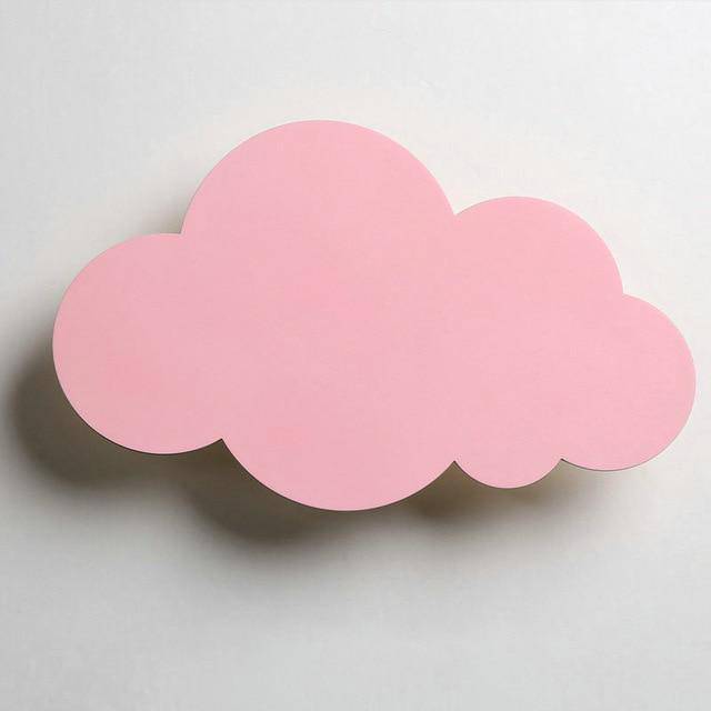 Applique murale enfant à LED nuage coloré