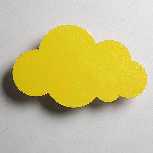 Applique murale enfant à LED nuage coloré