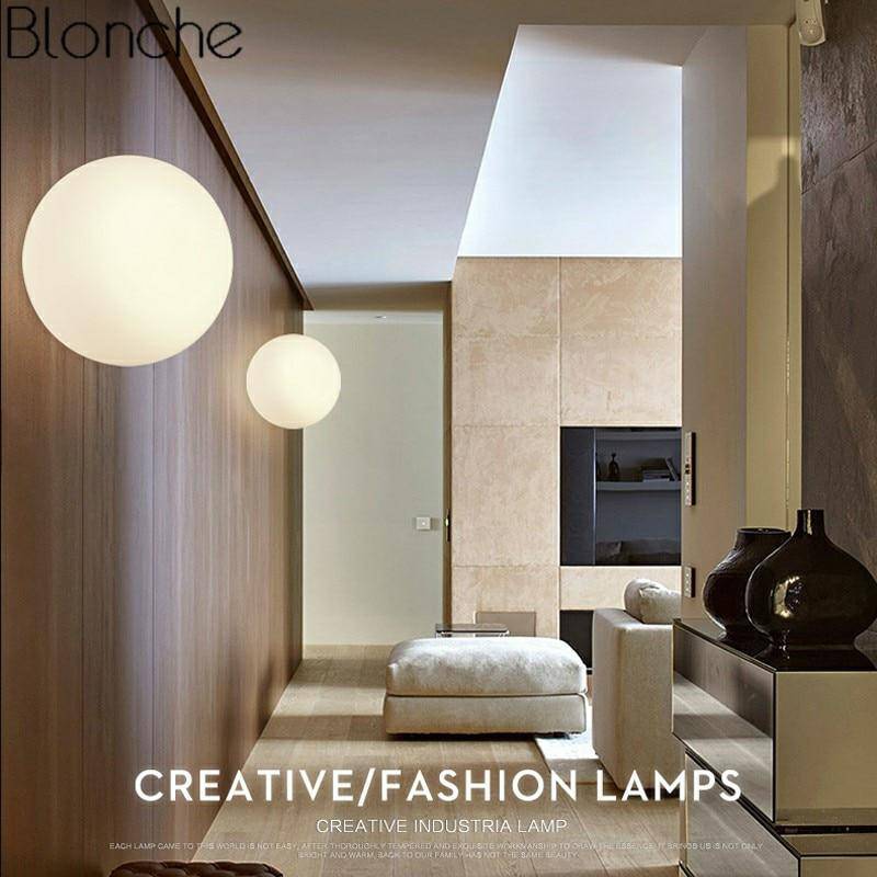 Applique murale LED boule en verre Loft