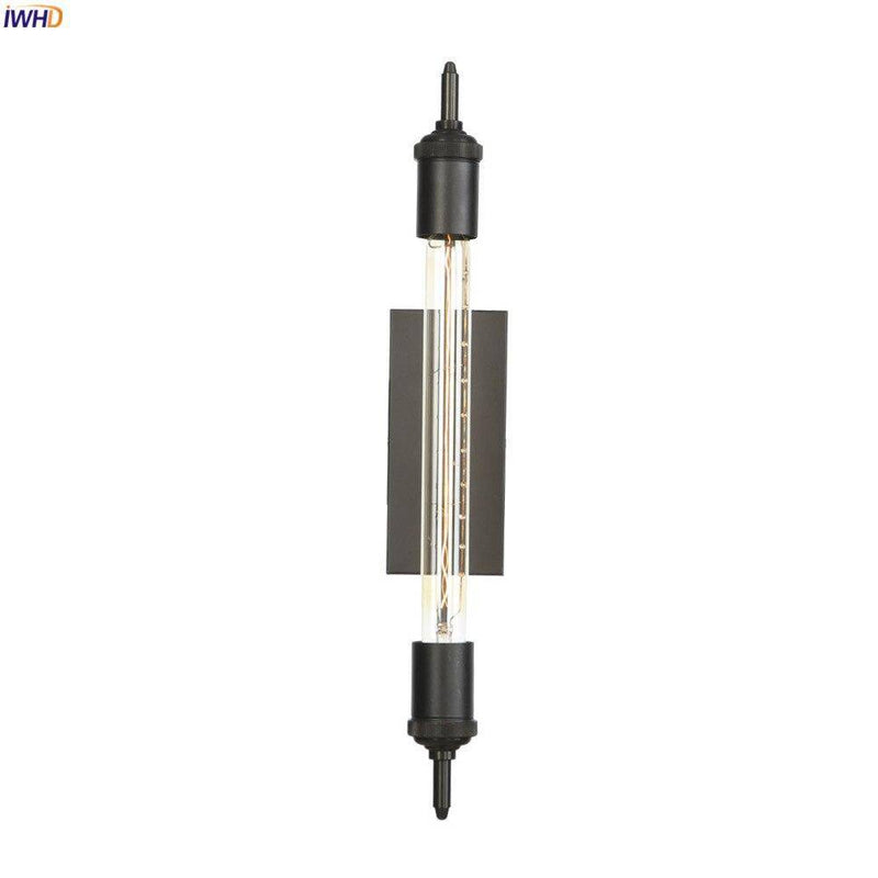 Applique murale antique à LED tube Rustic