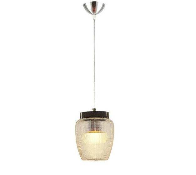 Suspension design formes en verre à LED moderne