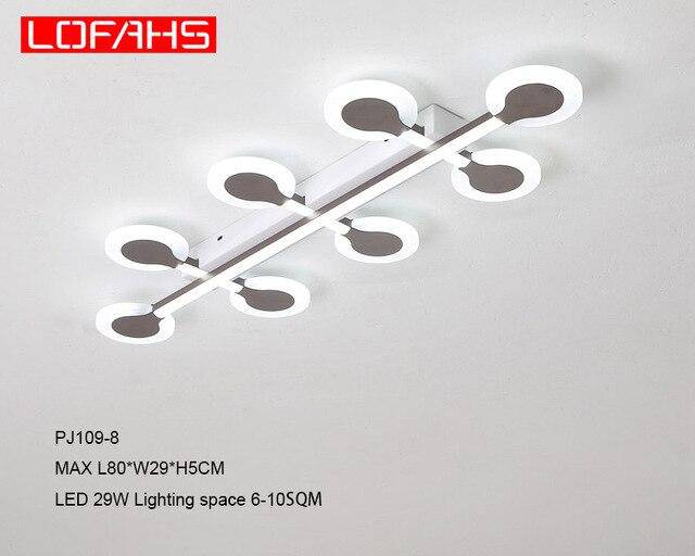 Plafonnier moderne à LED barre à ronds Entrance