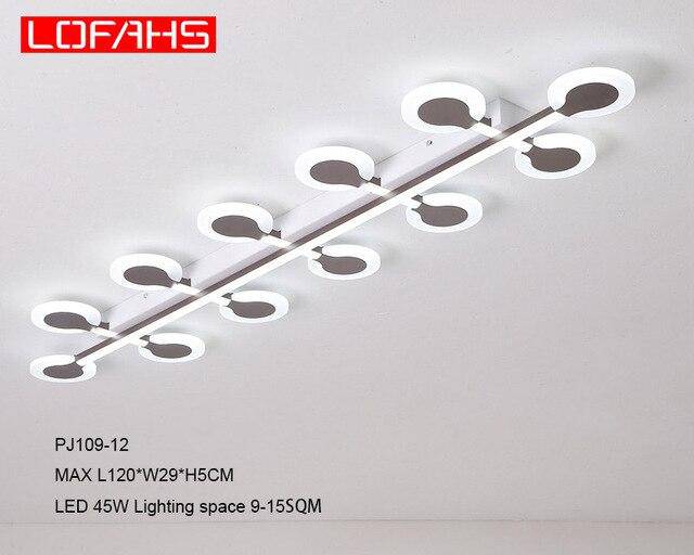 Plafonnier moderne à LED barre à ronds Entrance