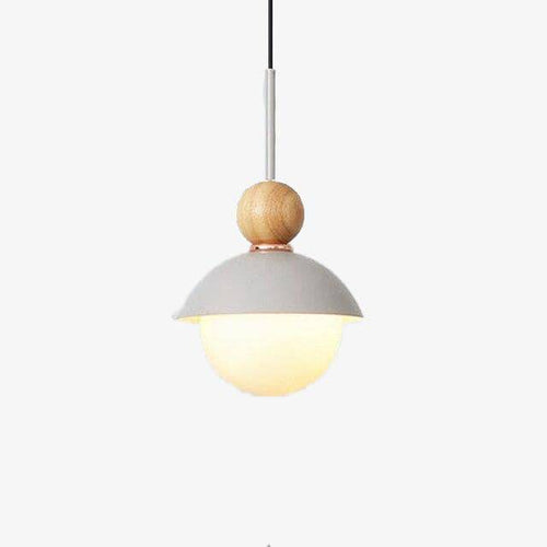 Suspension design LED en métal coloré Creative