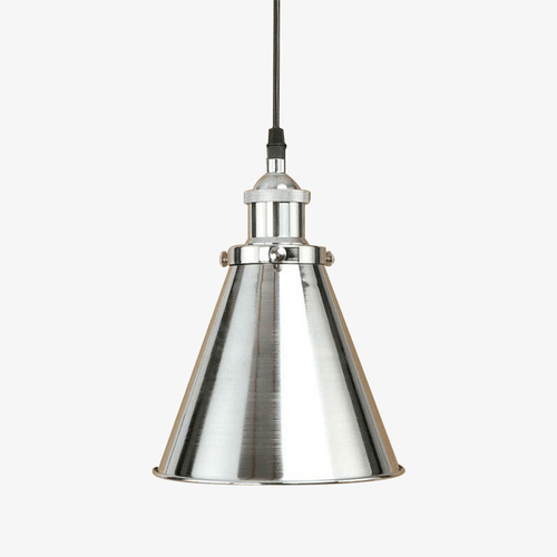 Suspension retro LED avec abat-jour métal conique Loft