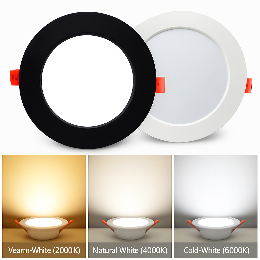 10 pièces LED Downlight 12W 15W 18W 9W AC220V 5W 7W 110V Spot encastré en aluminium épais éclairage chambre cuisine intérieur vers le bas lampe - vue 7 sur 8