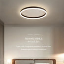 Plafond moderne à LEDs lampes lustre lumières salon salle à manger cuisine chambre plafonnier simple rond décor à la maison lumière intérieure
