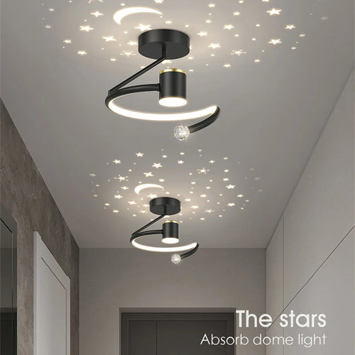 Moderner LED-Deckenleuchte für Innen- und Außendekoration - vue 2 sur 10
