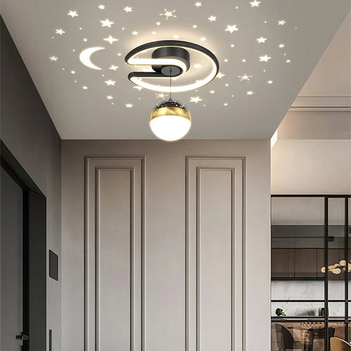 Moderner LED-Deckenleuchte für Innen- und Außendekoration - vue 4 sur 10