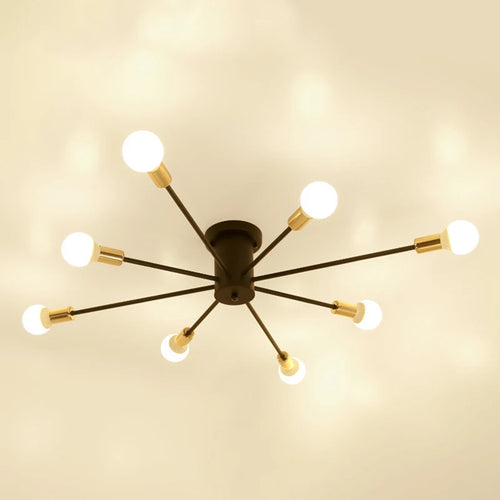Moderne LED-Deckenleuchte im nordischen Industrie-Stil - vue 7 sur 14