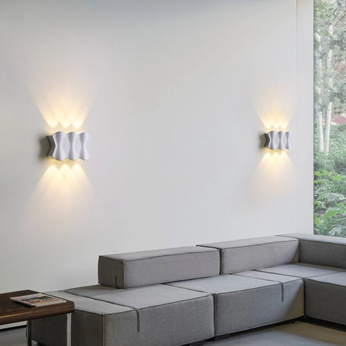 Dekorative LED-Wandleuchte für modernes Interieur - vue 7 sur 12