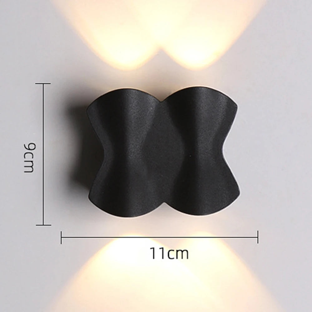 Dekorative LED-Wandleuchte für modernes Interieur