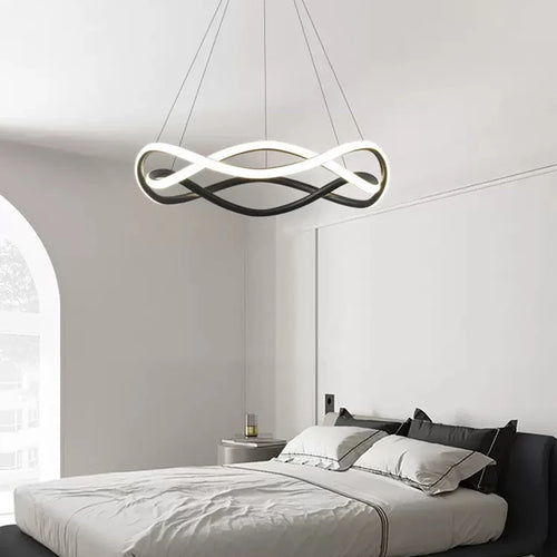 Moderner LED-Kronleuchter für die Innendekoration - vue 4 sur 9
