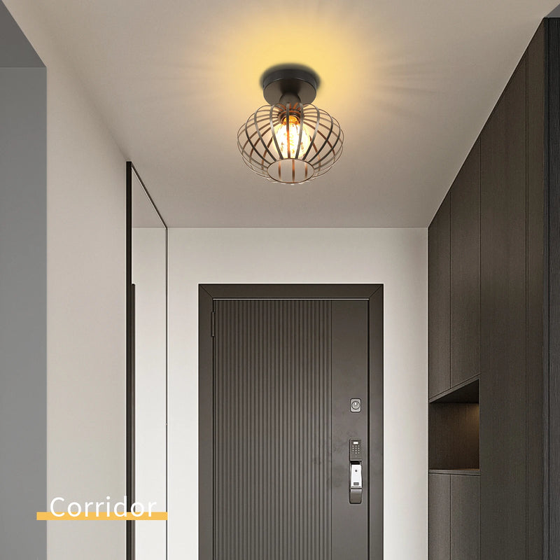 plafonnier moderne en fer nordique led pour décoration intérieure