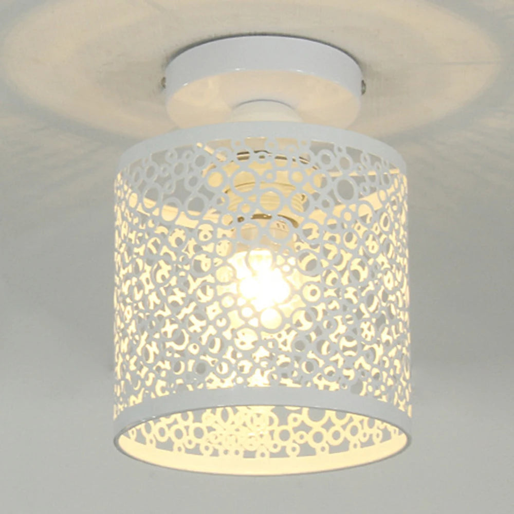 plafonnier design nordique en fer forgé pour décoration intérieure - vue 6 sur 7