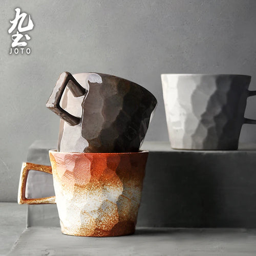 Tasse café céramique artisanale style vintage rustique