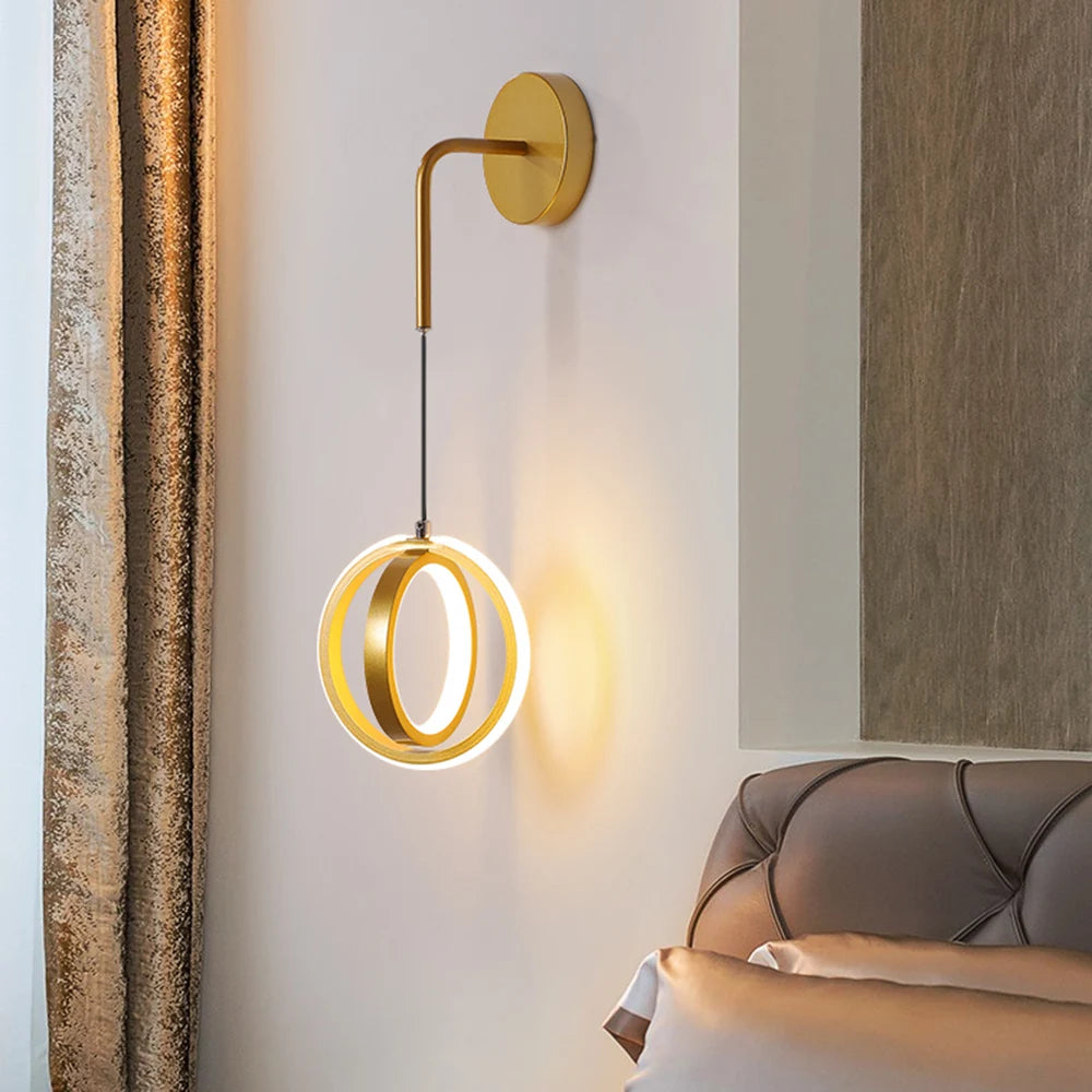 Moderne LED-Wandleuchte für elegante Wohnraumgestaltung - vue 5 sur 7