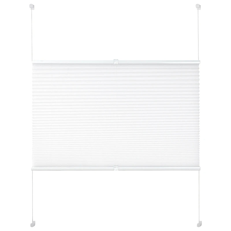 Store plissé sans perçage pour fenêtre salon chambre