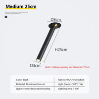 plafonnier led encastrable à angle rotatif pour intérieur