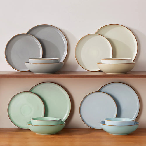 Service de table gres 16 pieces assiettes bols