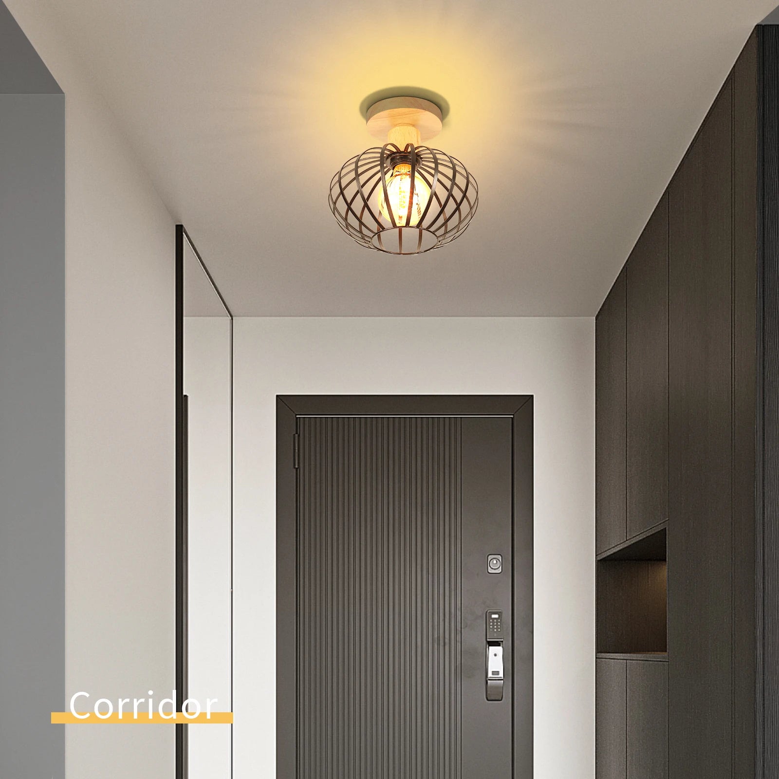 plafonniers led nordiques pour intérieur restaurant galerie salon - vue 5 sur 7