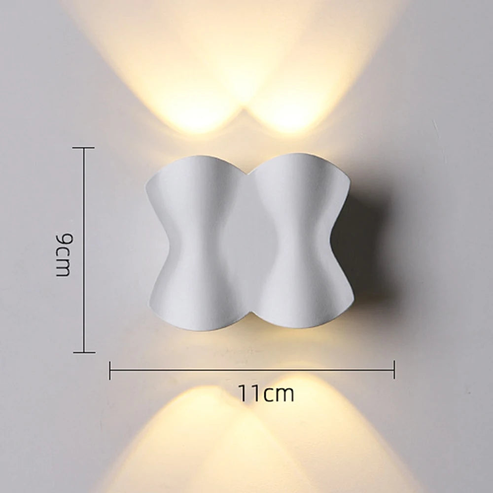 Dekorative LED-Wandleuchte für modernes Interieur - vue 10 sur 12