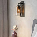 applique murale suspendue scandinave postmoderne en double verre