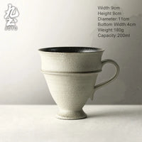 Mug céramique anse style simple bureau maison 330ml