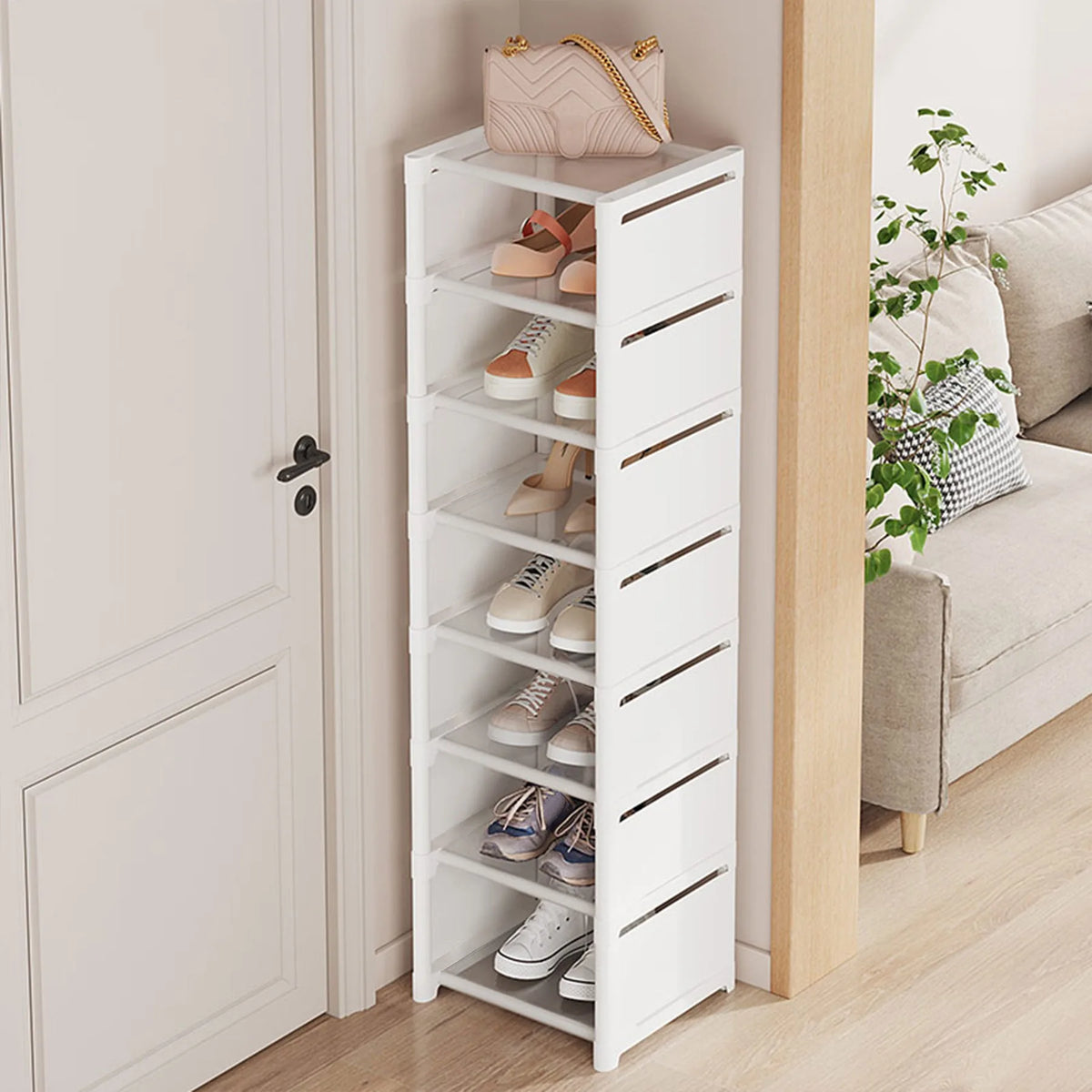organisateur de chaussures empilable et réglable gain de place - vue 4 sur 15