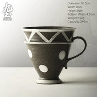 mug en céramique vintage rustique design ergonomique