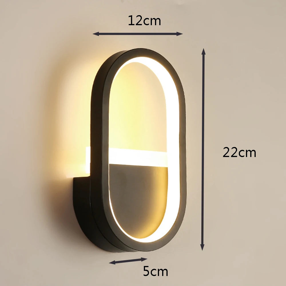 LED-Wandleuchte nordisches Design modern für elegantes Interieur