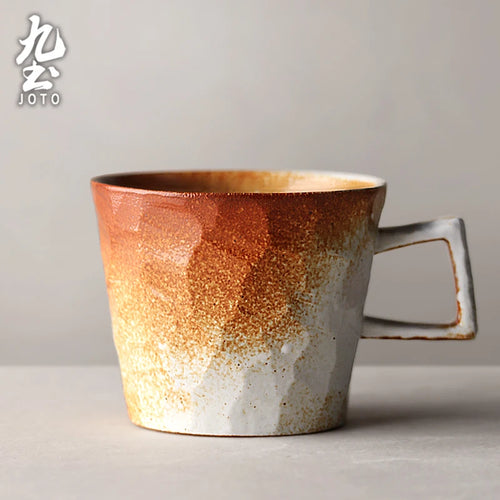 Tasse café céramique artisanale style vintage rustique