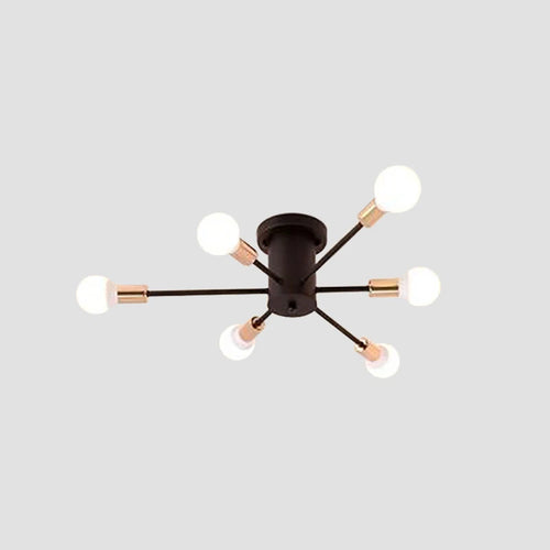 Moderne LED-Deckenleuchte im nordischen Industrie-Stil - vue 13 sur 14