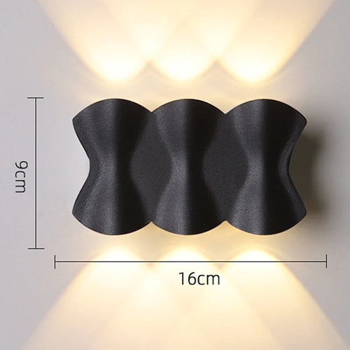 Dekorative LED-Wandleuchte für modernes Interieur - vue 13 sur 12