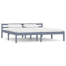 Single Double Metal Bed Frame White gray core Slats Platform Easy Assembly Heavy Duty don Free bedframs, No Box Spring