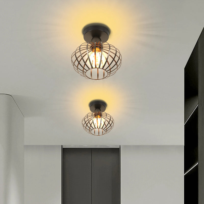 plafonnier moderne en fer nordique led pour décoration intérieure
