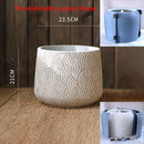 moule en silicone pour pot de fleurs nordique rond