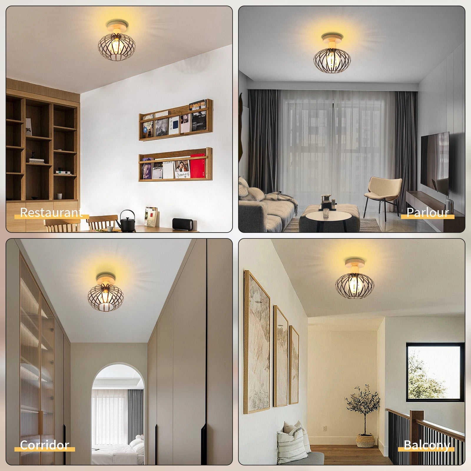 plafonniers led nordiques pour intérieur restaurant galerie salon - vue 8 sur 7