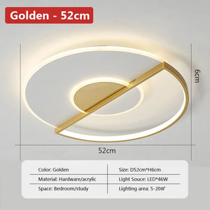 Moderne LED-Deckenleuchte mit dimmbarer Funktion und einzigartigem Design
